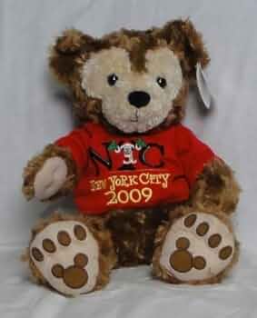 ダッフィー NYCディズニーベアブラウン2009 &ブラックダッフィー ダッフィー NYCディズニーベアブラウン2009 &ブラックダッフィー